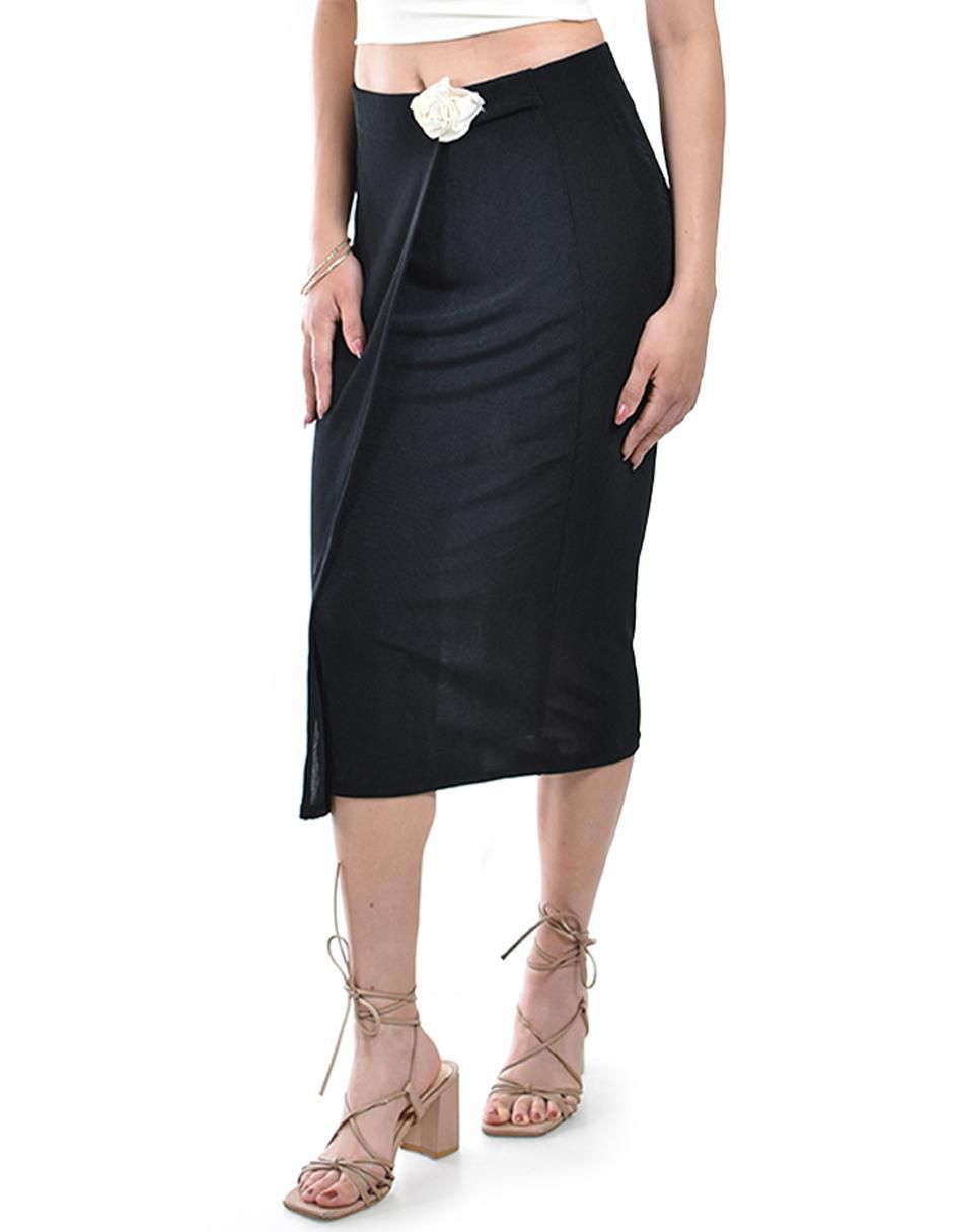 Falda vestido midi cintura alta 2
