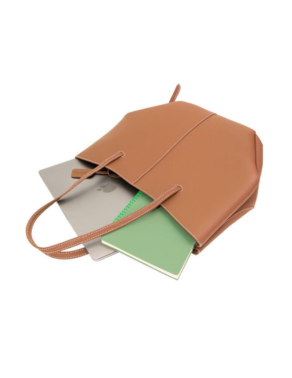 Bolsa tote Maxi Seraya de cuero para mujer 3