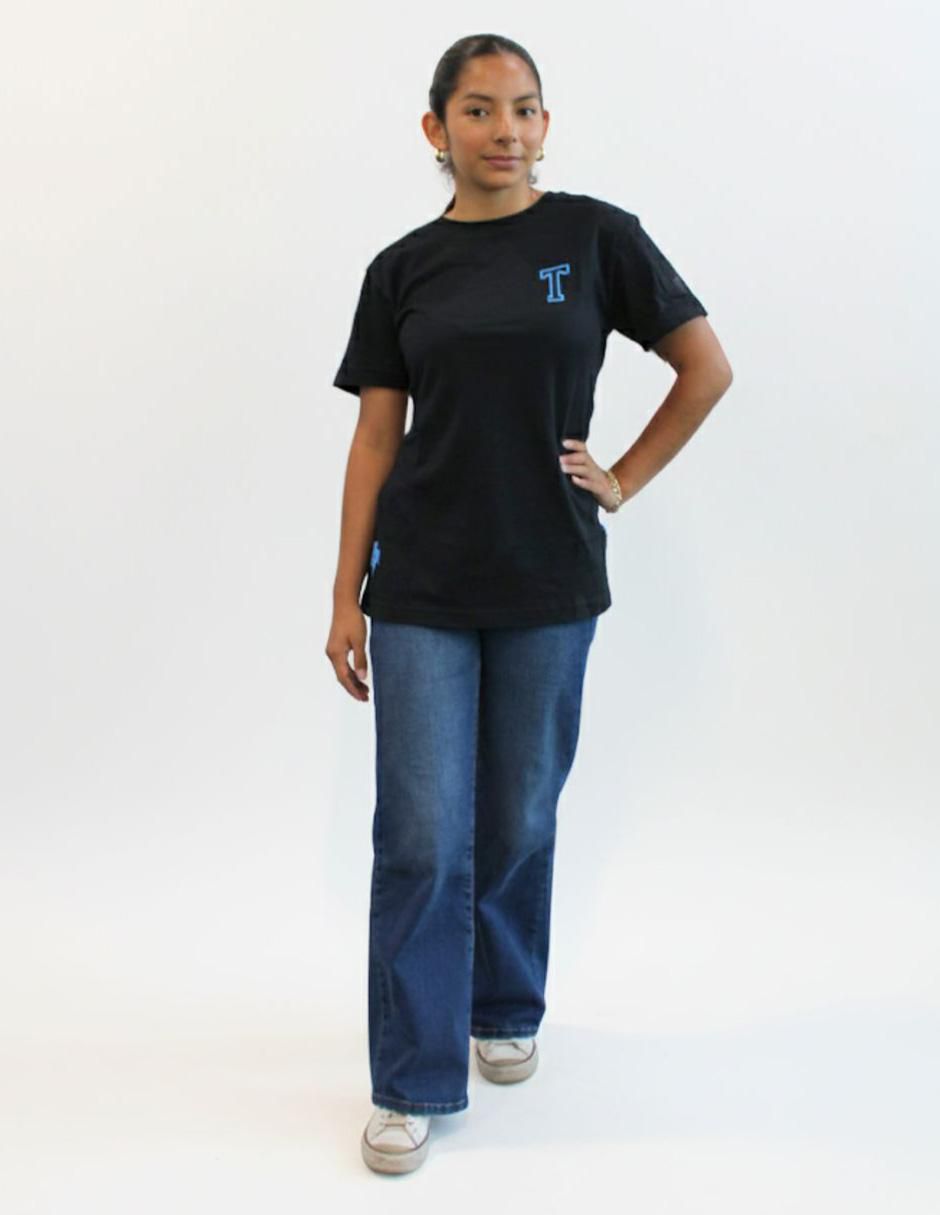 Playera manga corta Ravenclaw cuello redondo para mujer 3