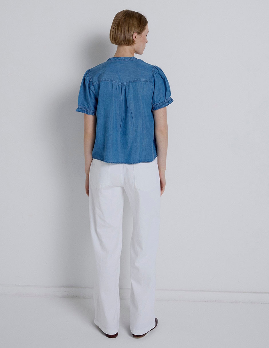 Blusa Renatta& manga corta para mujer 5