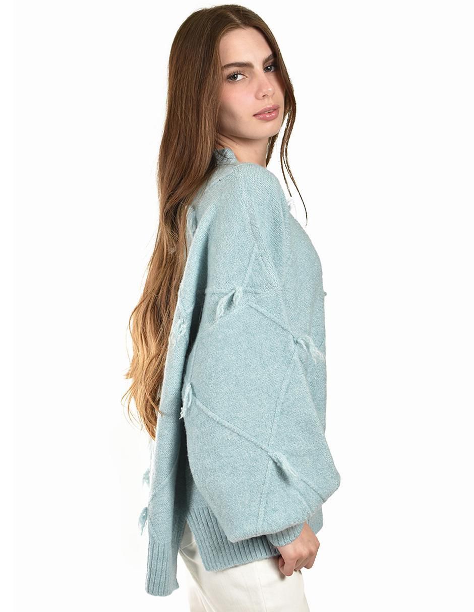 Suéter cuello redondo para mujer 2