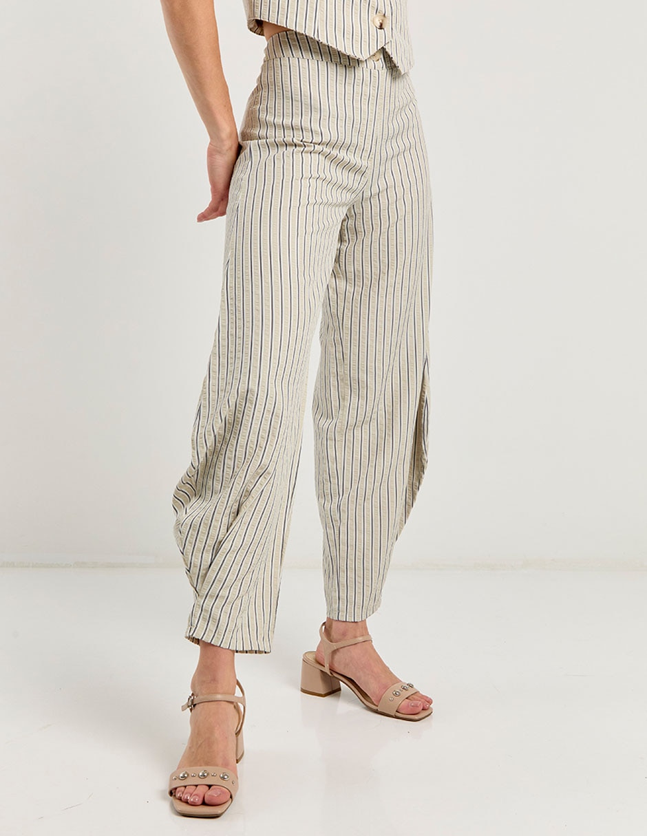 Pantalón relaxed barrel para mujer