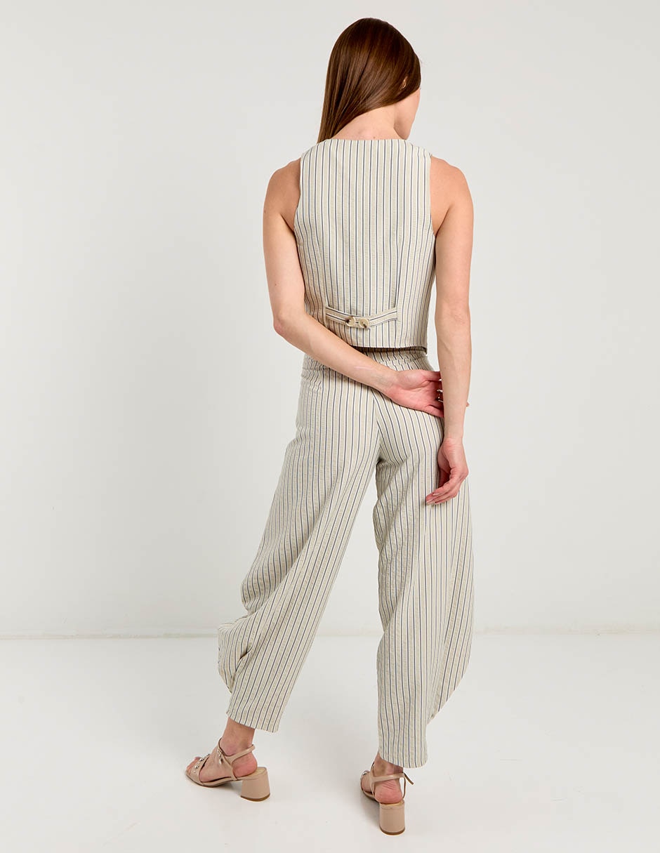 Pantalón relaxed barrel para mujer 6