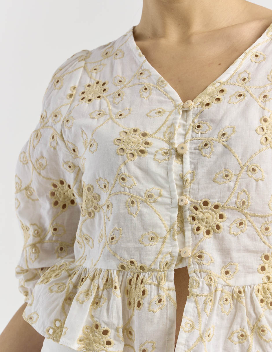 Blusa manga 3/4 para mujer 4