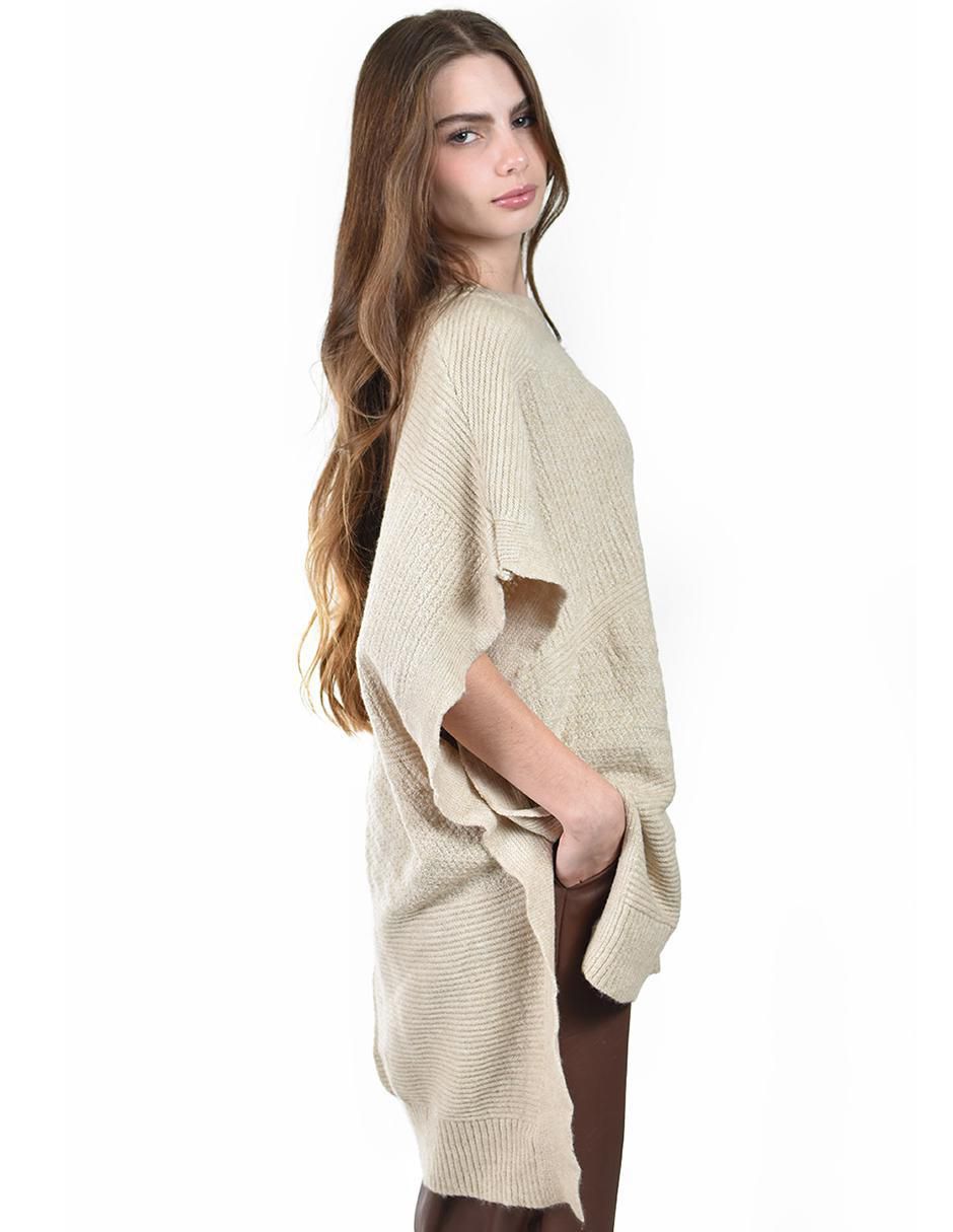 Suéter cuello redondo para mujer 2