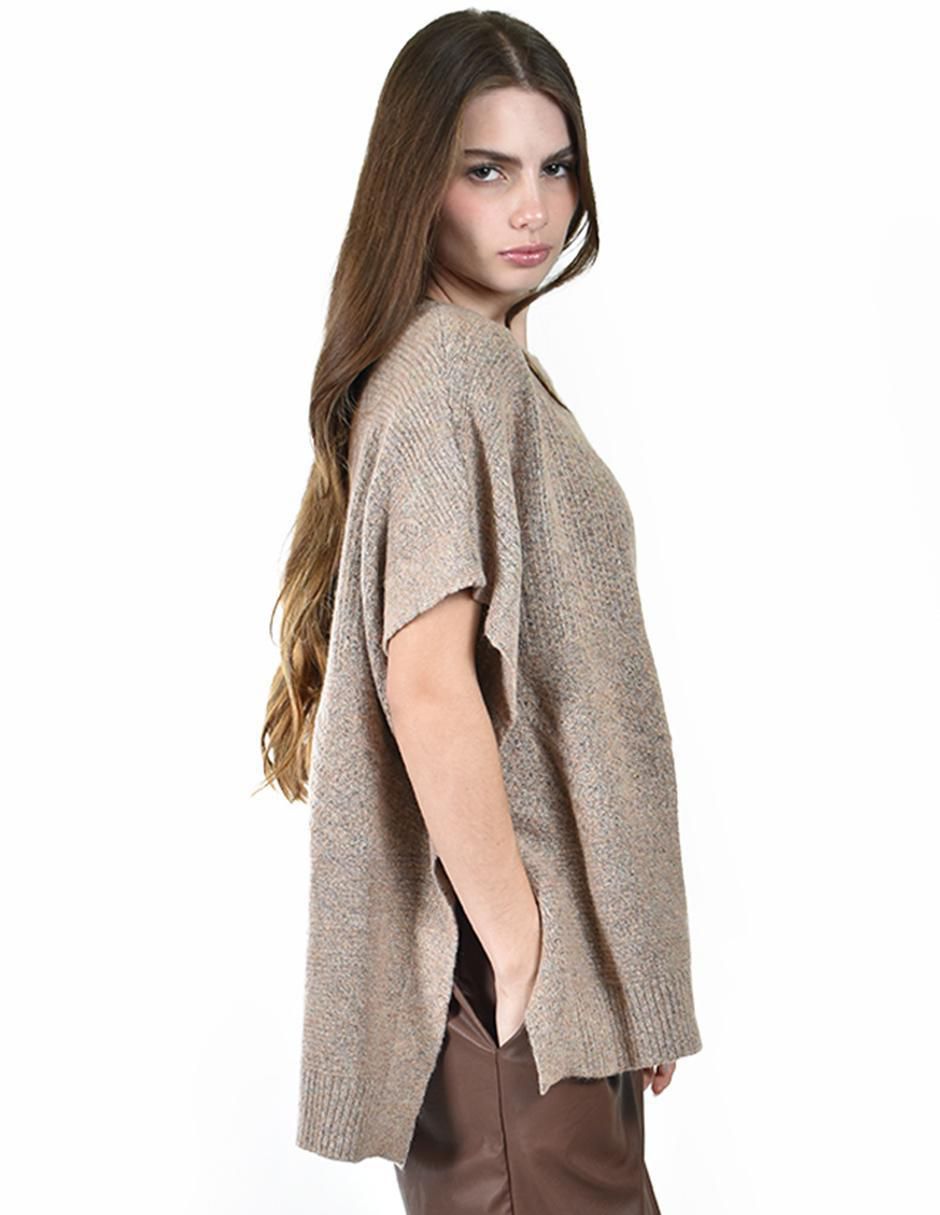 Suéter cuello redondo para mujer 2