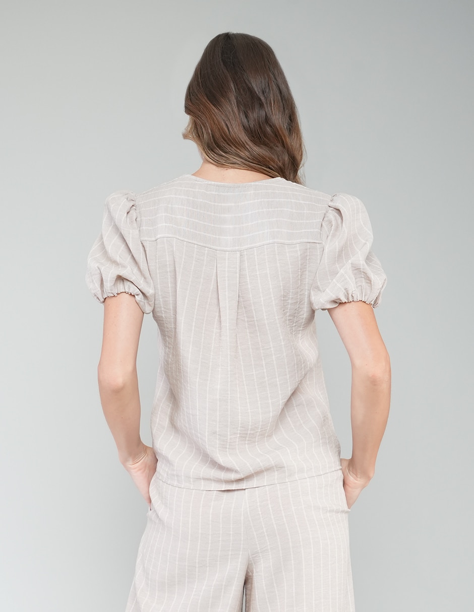 Blusa manga corta para mujer 3