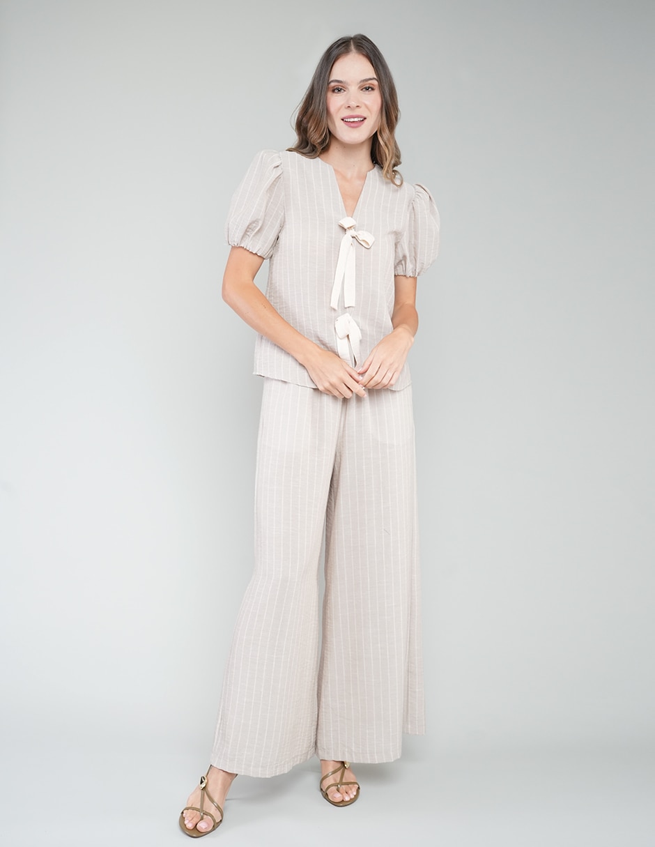 Blusa manga corta para mujer 4