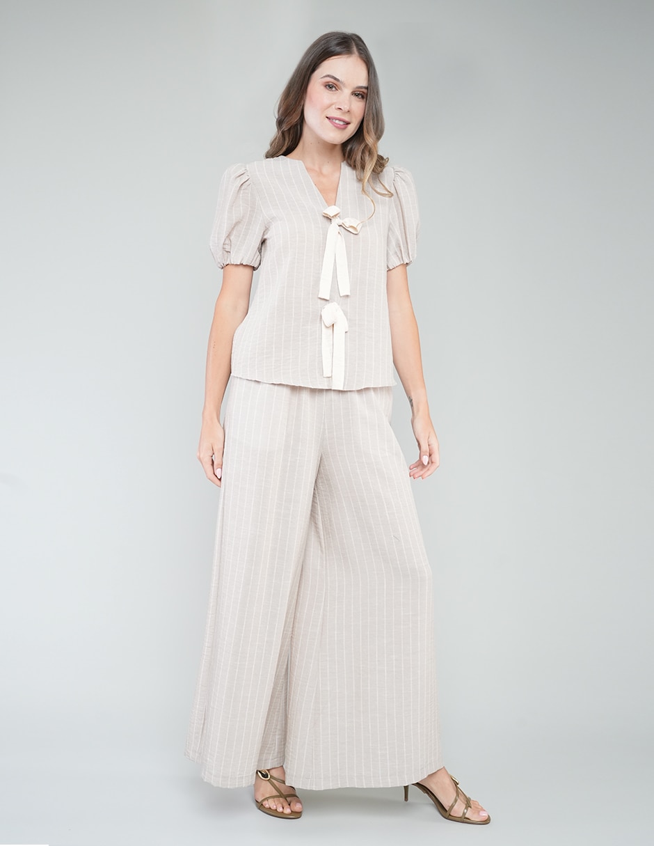 Pantalón wide leg para mujer 4