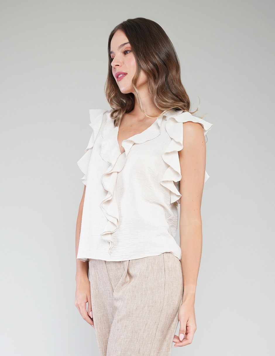 Blusa manga corta para mujer 2