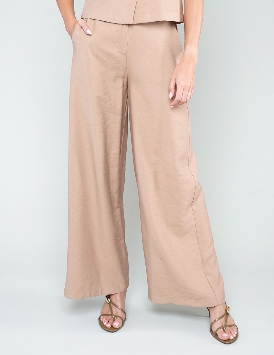 Pantalón relaxed wide leg para mujer