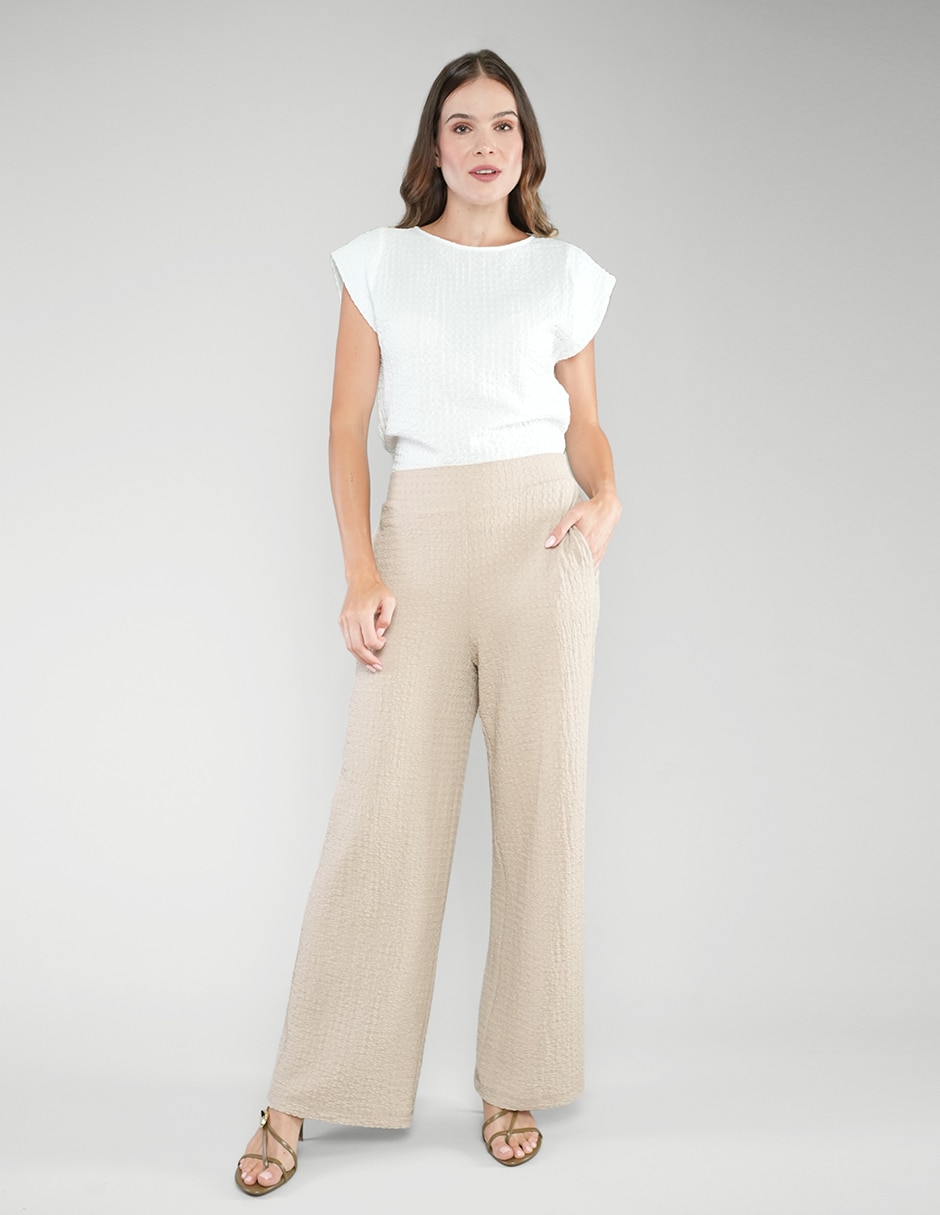 Pantalón wide leg para mujer 4