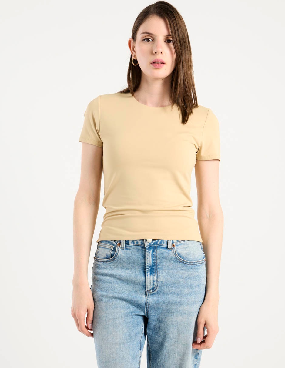 PLAYERA MAP MAP2606-P176 M/, XG, BEIGE
