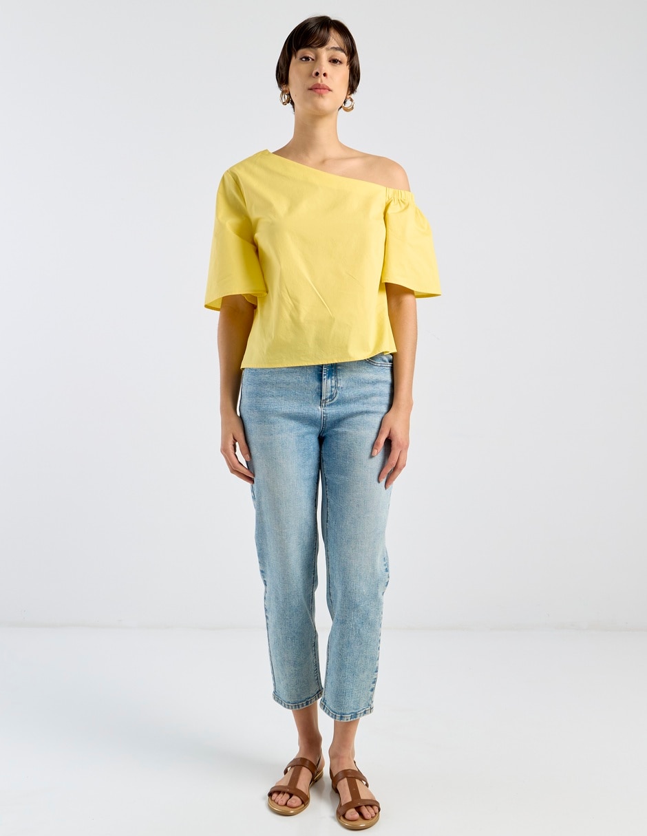 Blusa Map manga al codo para mujer