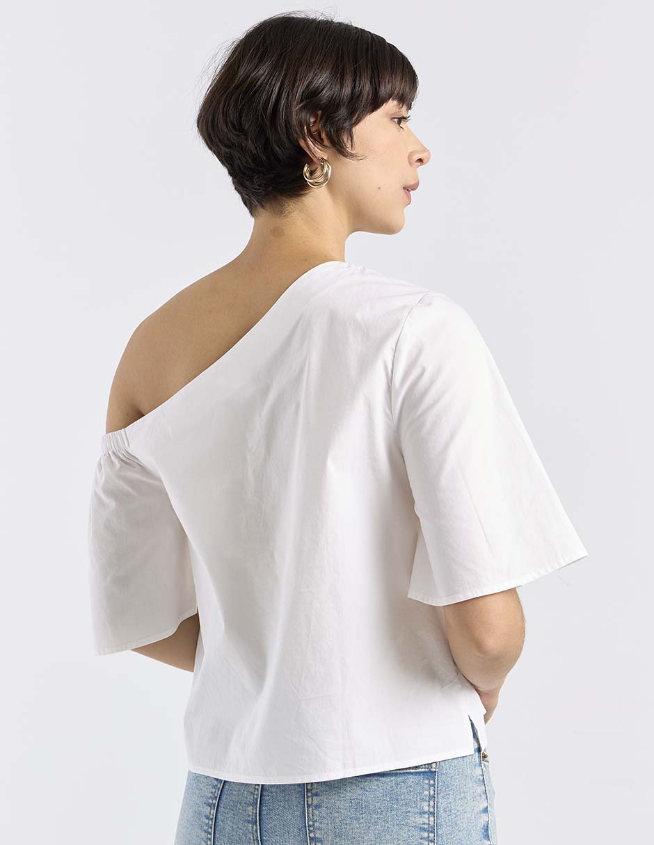 Blusa manga al codo para mujer 6