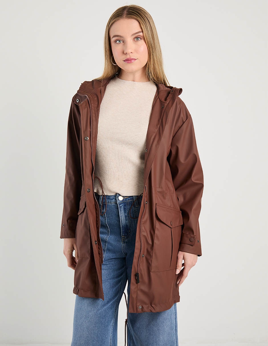 Chamarra parka para mujer
