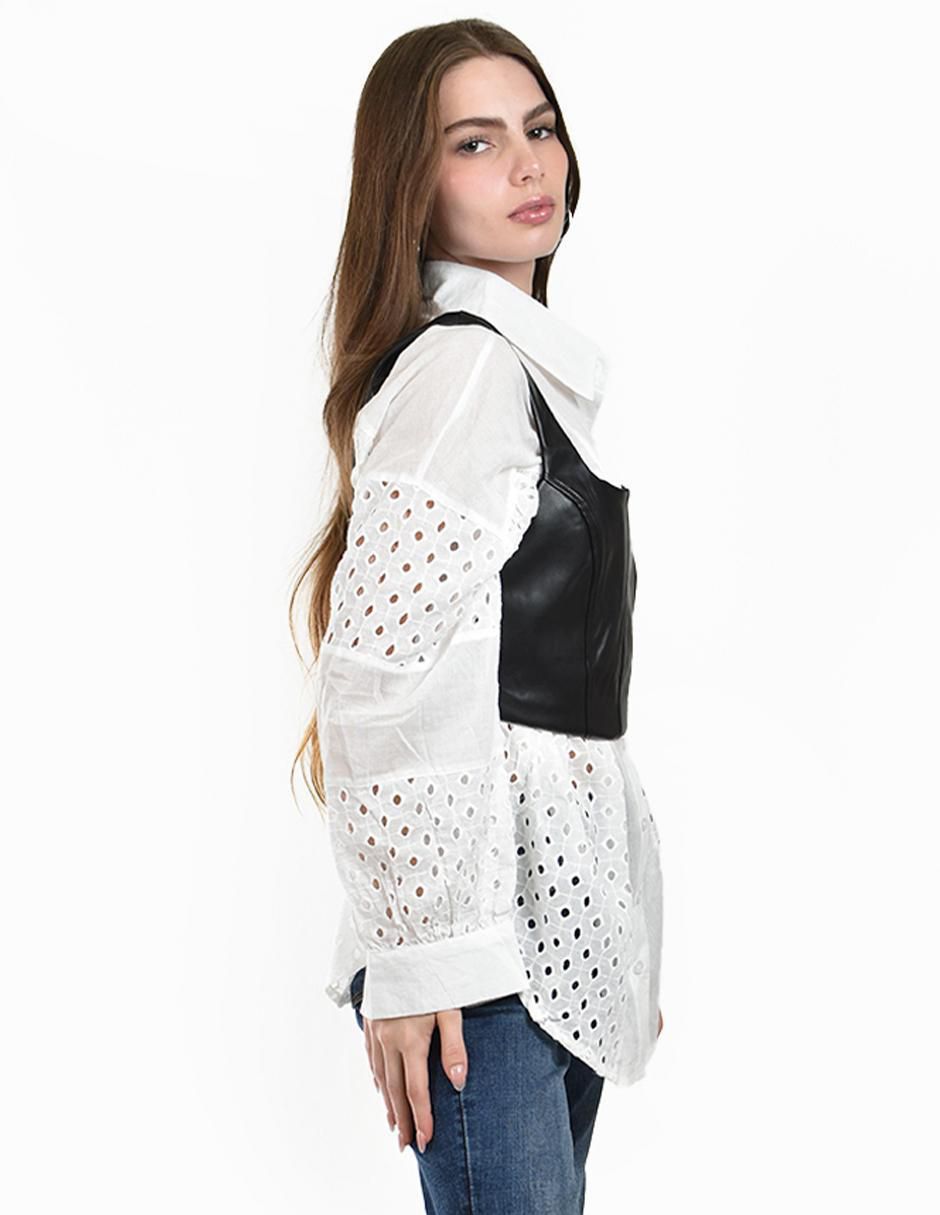 Top escote cuadrado tirante delgado 2