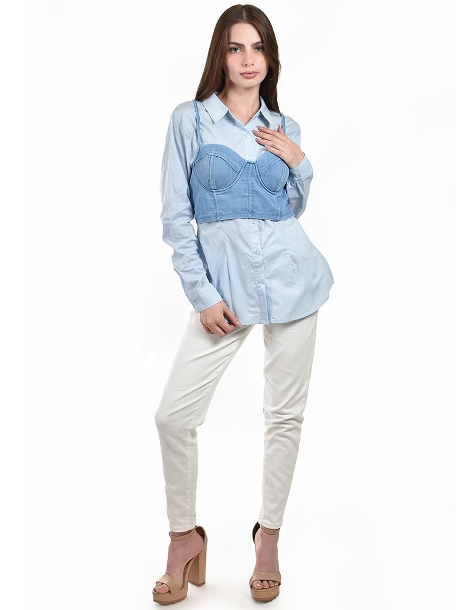 Blusa manga larga para mujer 5