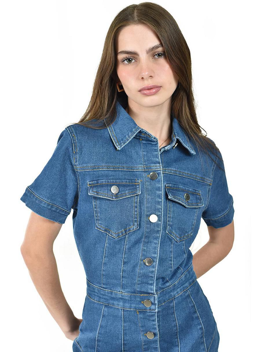 Vestido corto casual para mujer 4