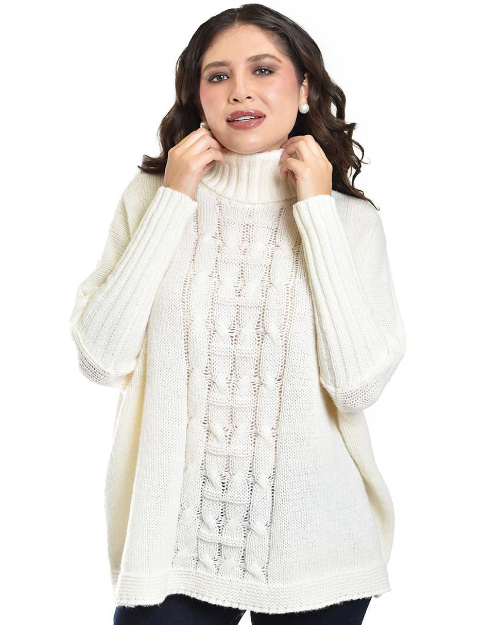 Suéter cuello de tortuga para mujer