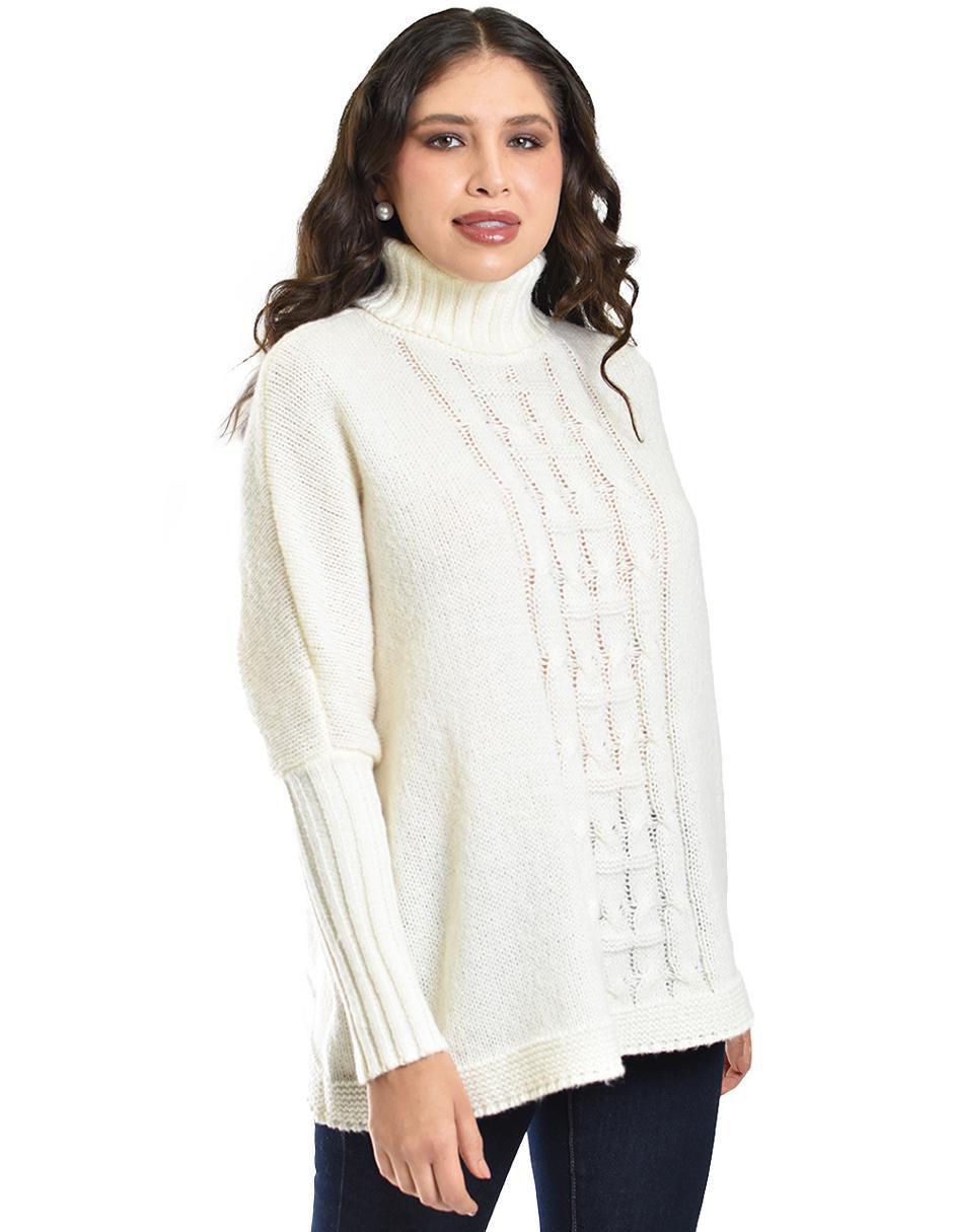 Suéter cuello de tortuga para mujer 2
