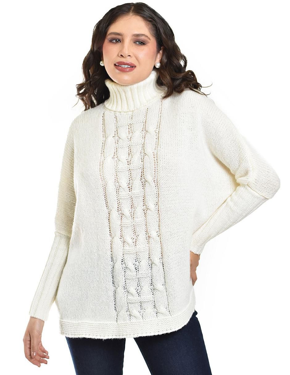 Suéter cuello de tortuga para mujer 4