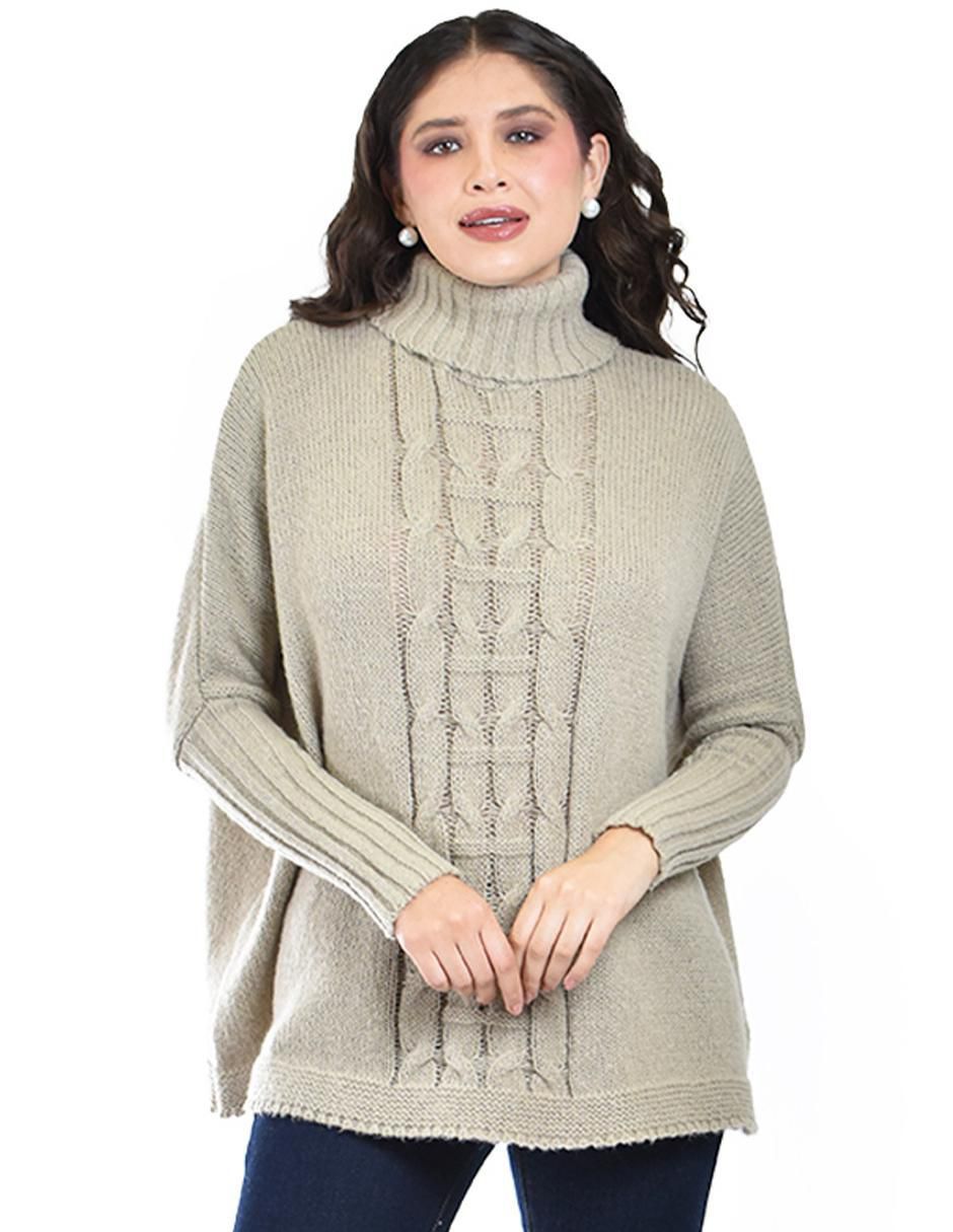 Suéter cuello de tortuga para mujer