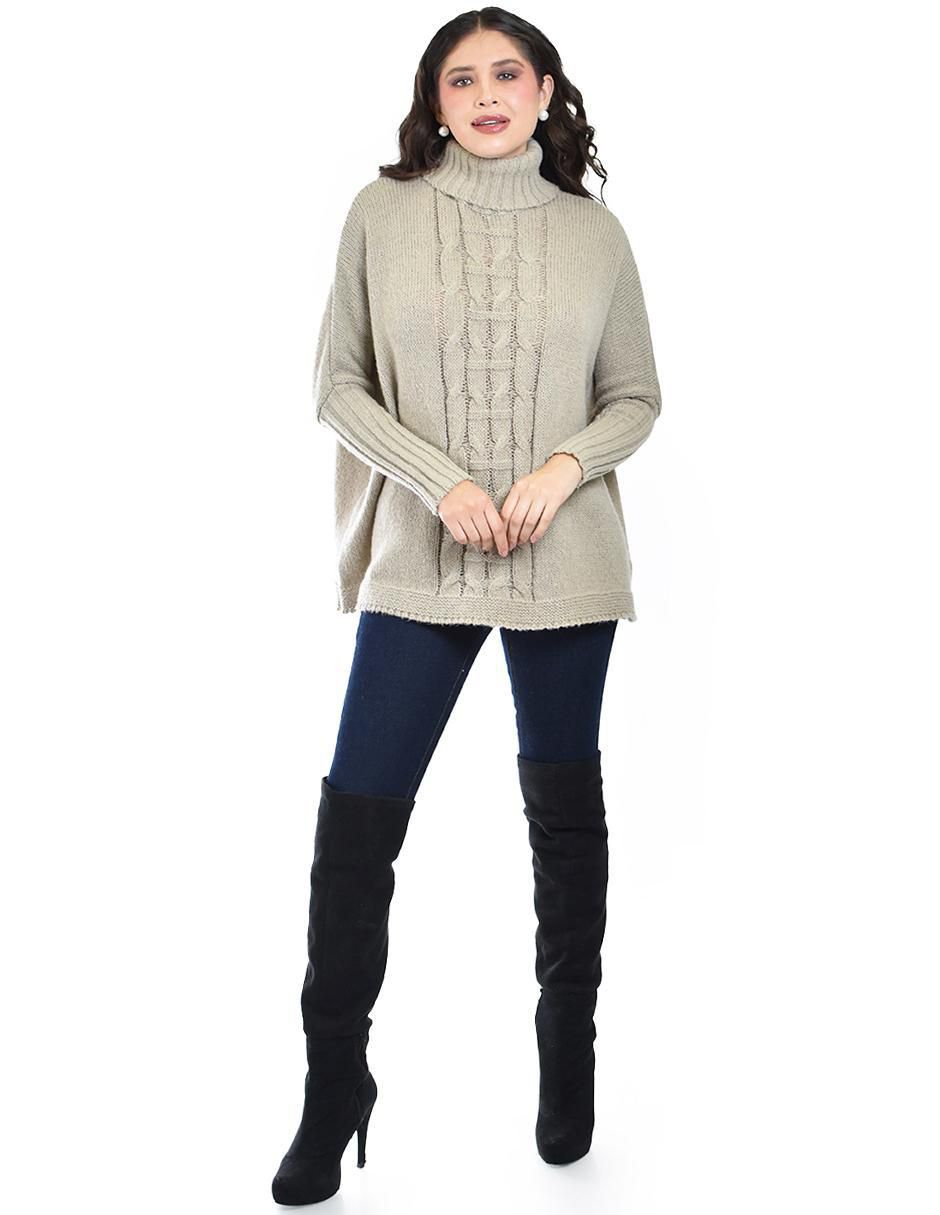 Suéter cuello tortuga para mujer 5