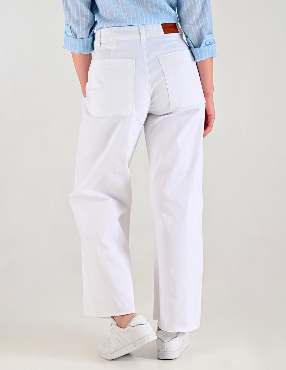 Jeans straight corte cintura para mujer 2