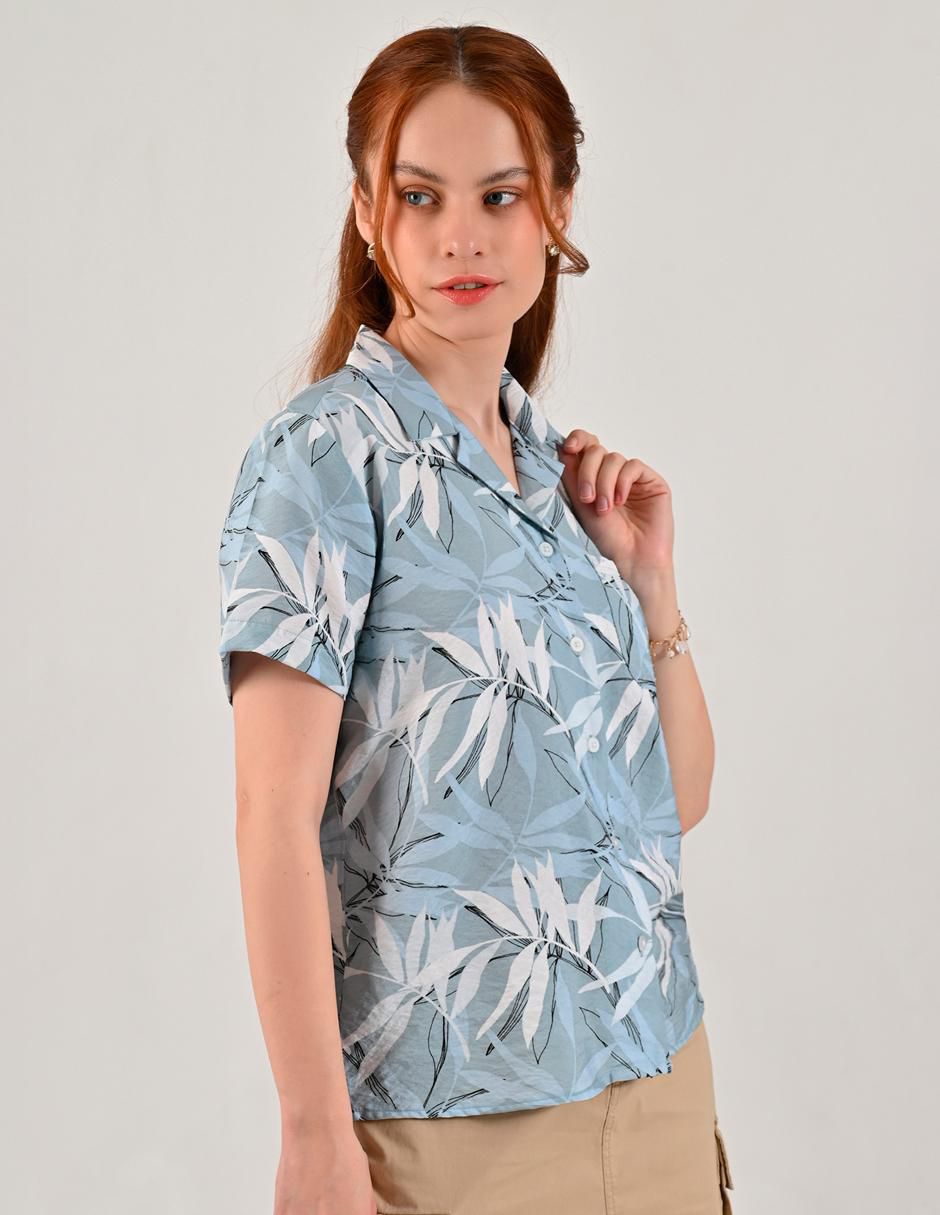 Blusa manga corta para mujer 3