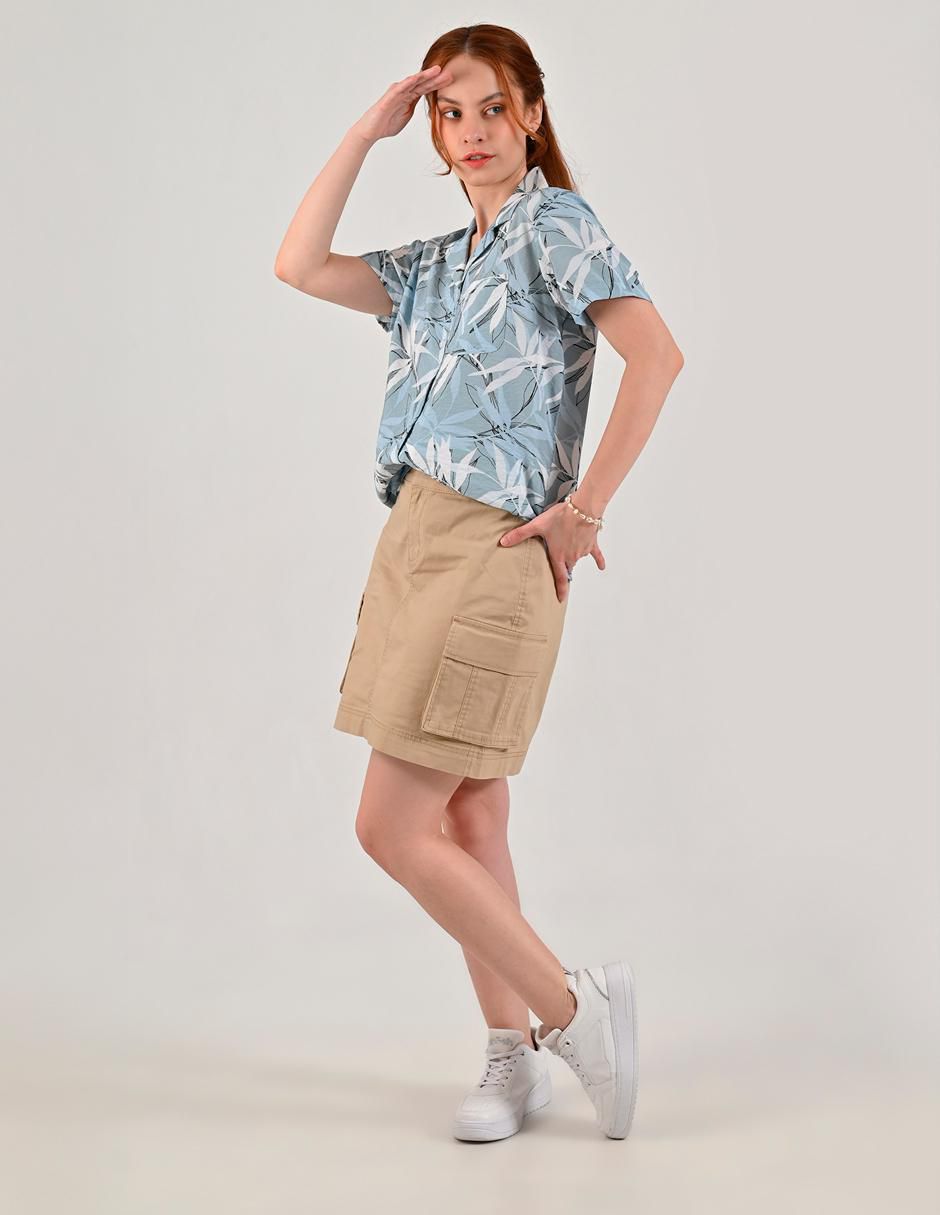 Blusa manga corta para mujer 5