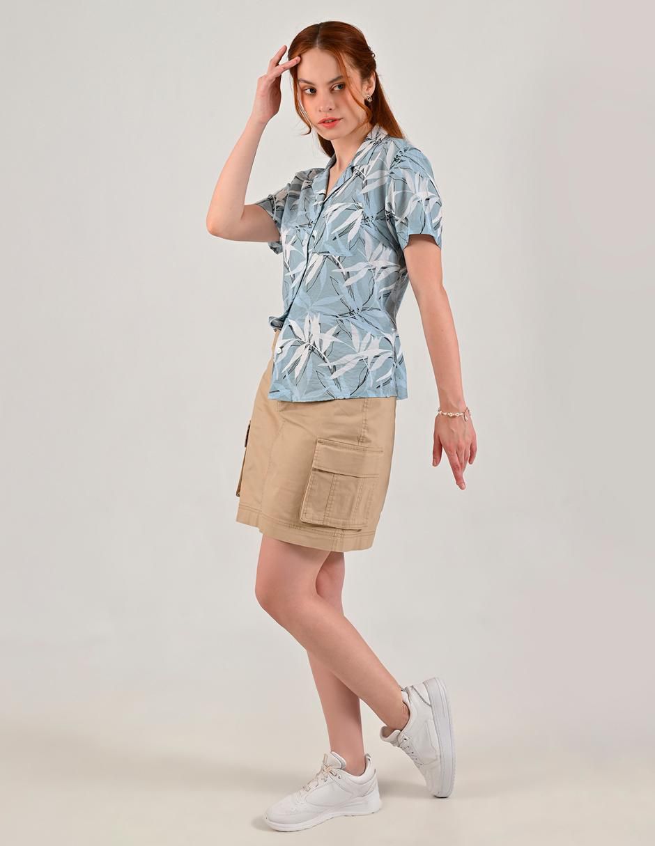 Blusa manga corta para mujer 6