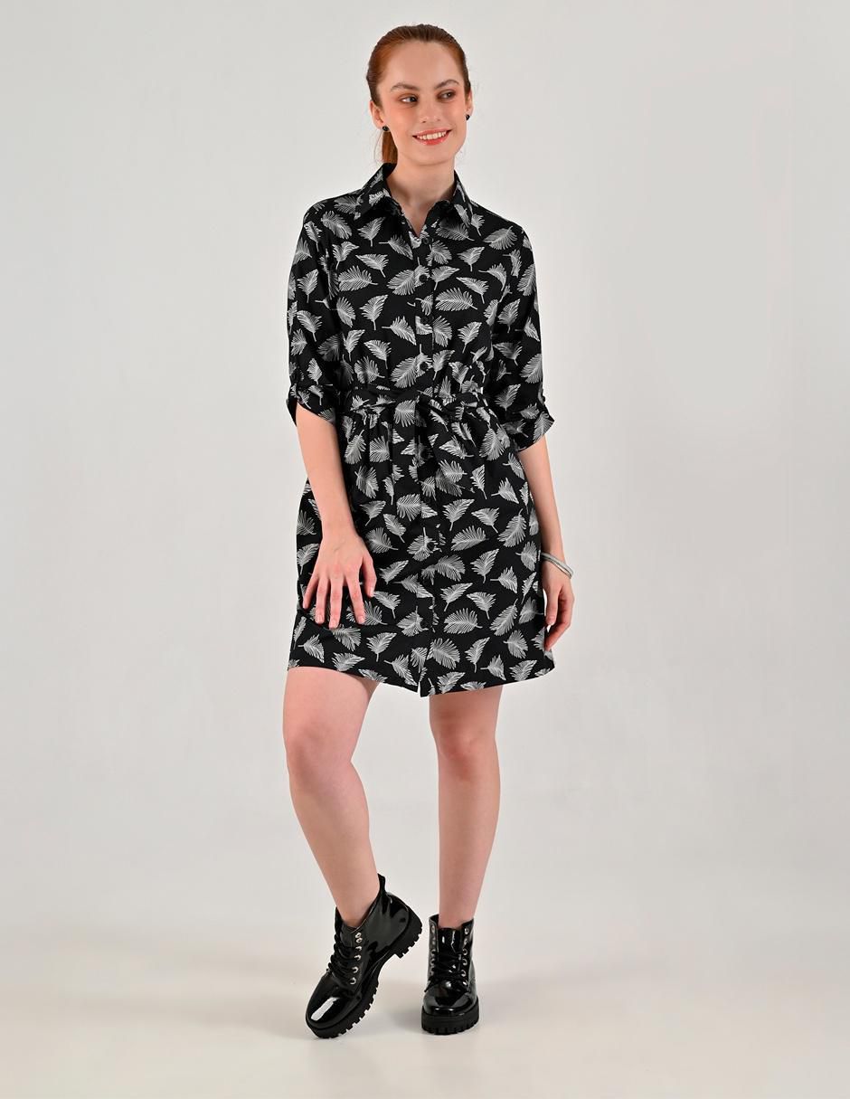 Vestido a la rodilla casual para mujer