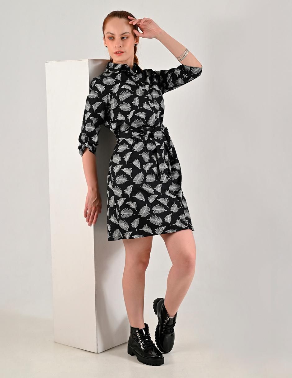 Vestido a la rodilla casual para mujer 6