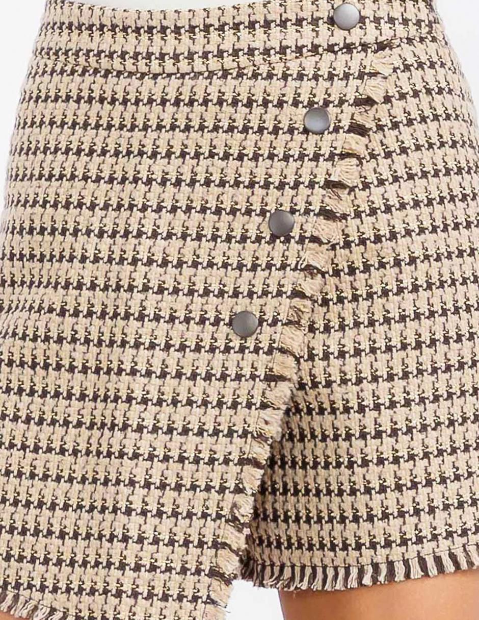 Falda short corta a la cintura 4
