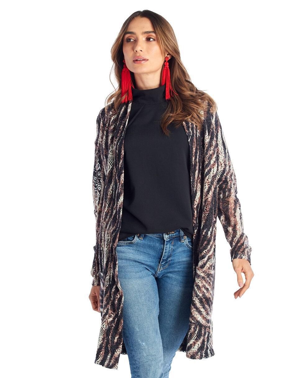 Suéter cuello abierto para mujer 4