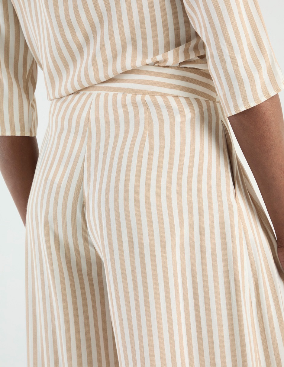 Pantalón coulotte amplio para mujer 5