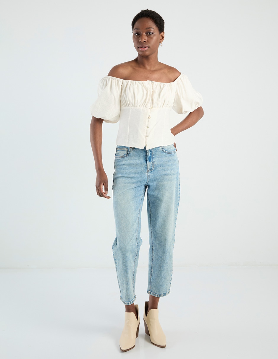 Blusa manga corta para mujer 2