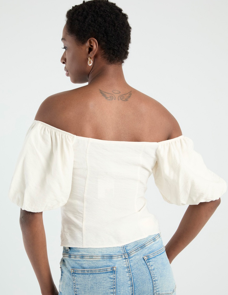 Blusa manga corta para mujer 6
