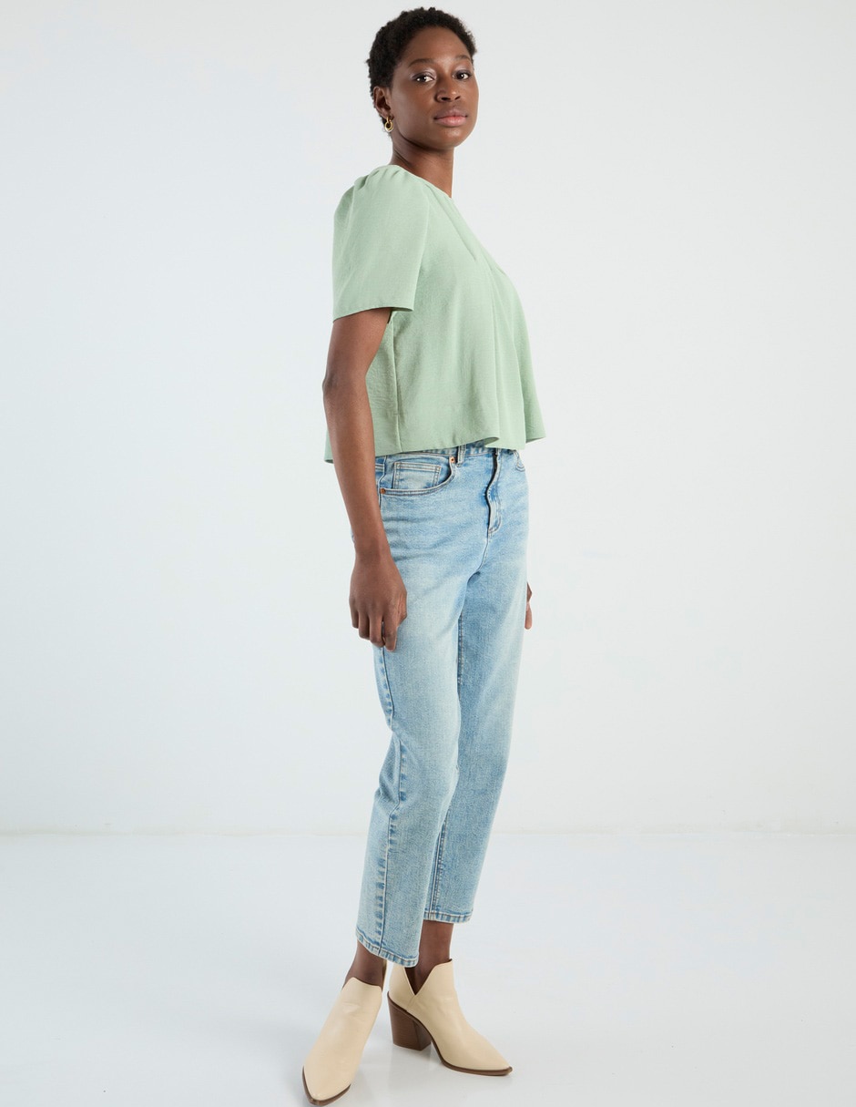 Blusa manga corta para mujer 2