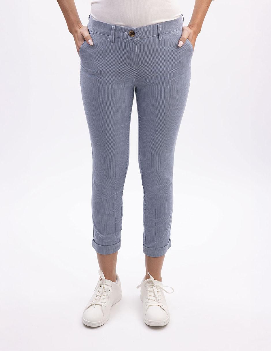 Pantalón chino slim para mujer