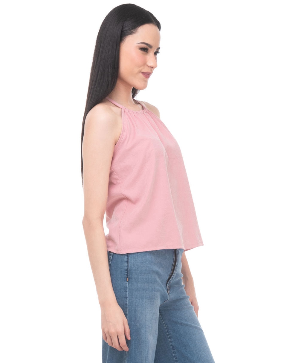 Blusa sin mangas para mujer