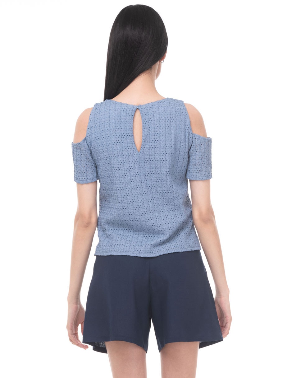 Blusa manga corta para mujer 2