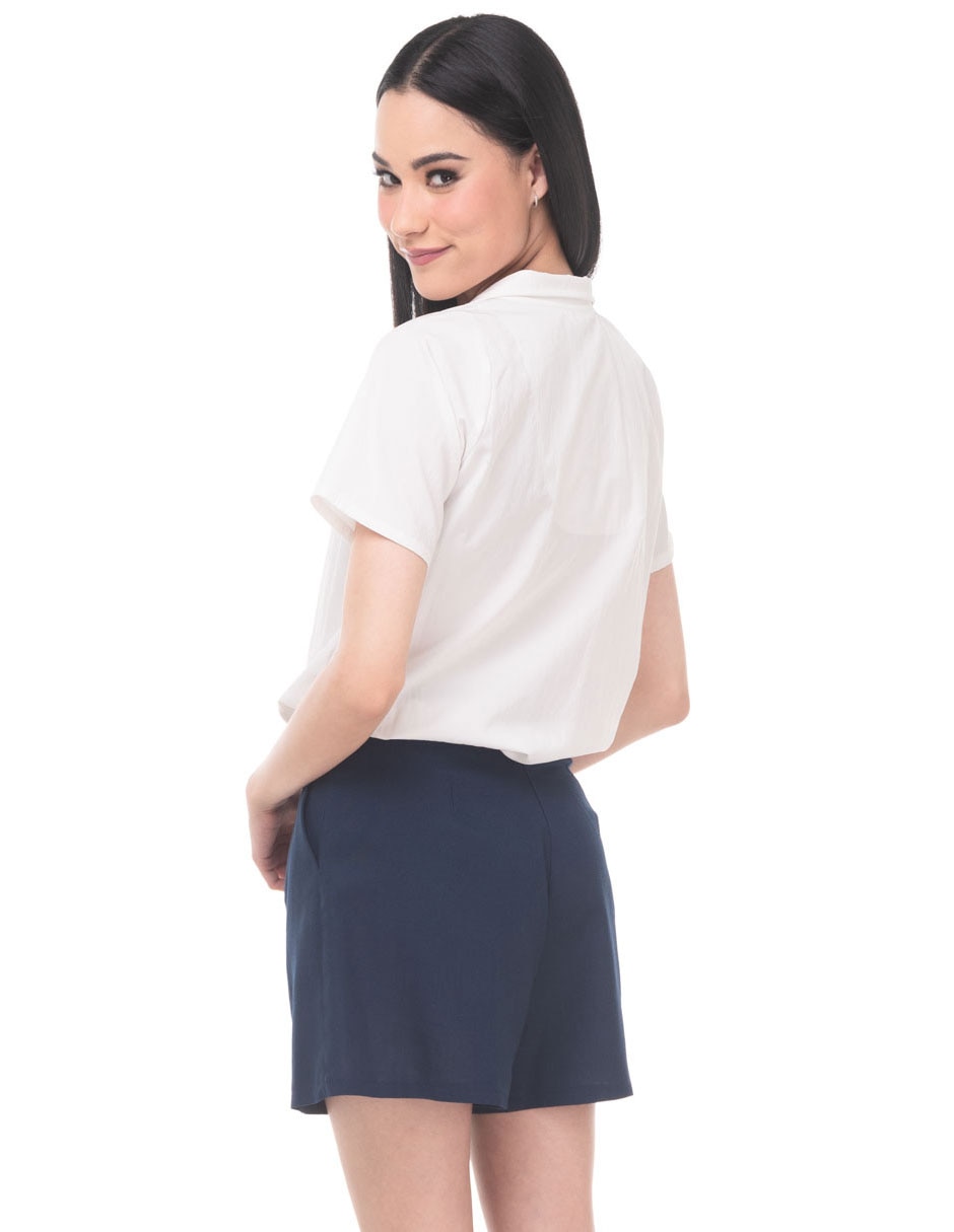 Blusa manga corta para mujer 2