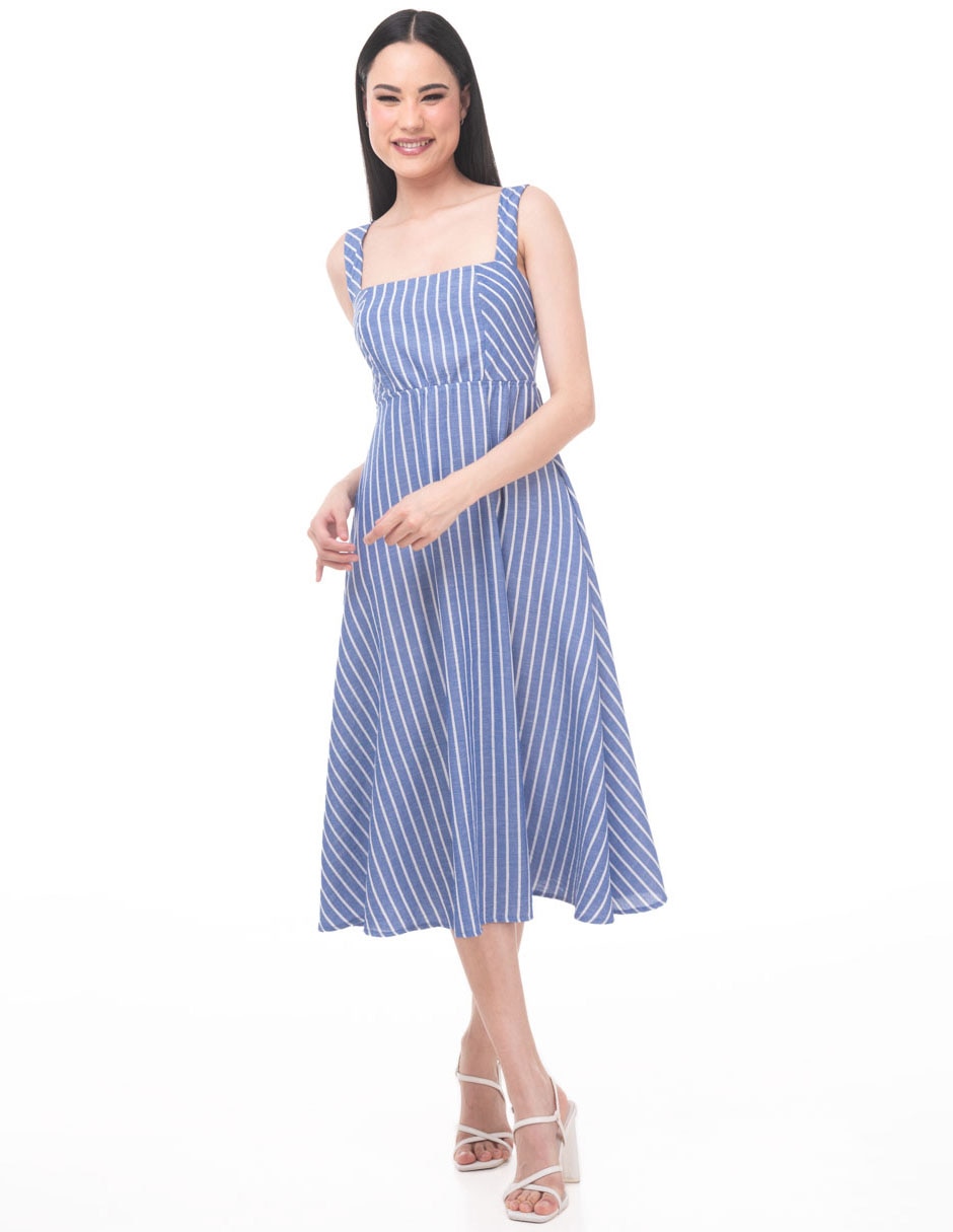 Vestido midi casual para mujer Vestido midi casual para mujer