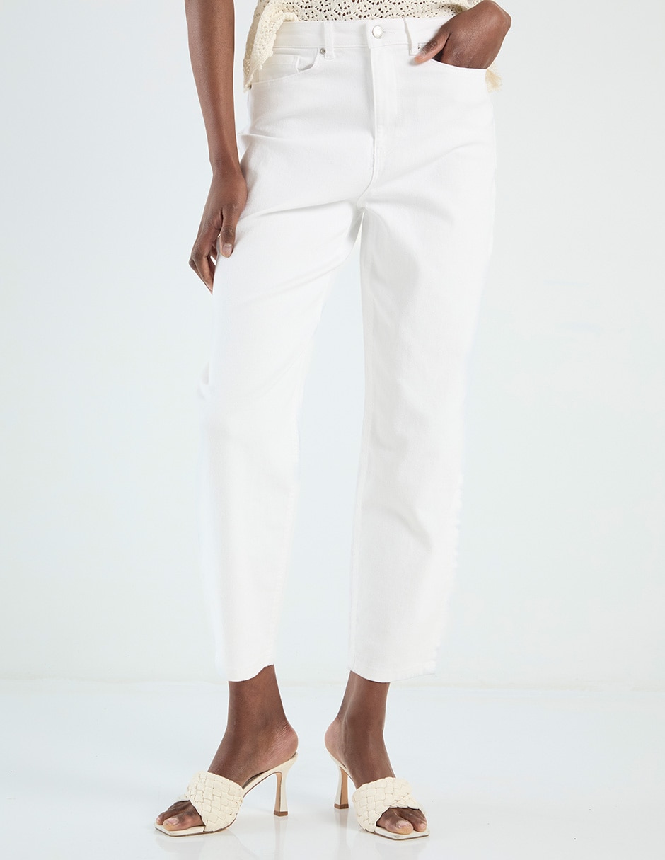 Jeans relaxed slim para mujer