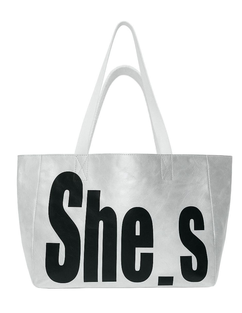 Bolsa tote Maxi She-S Not Me unisex
