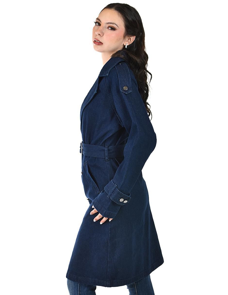 Gabardina con bolsillos para mujer 2