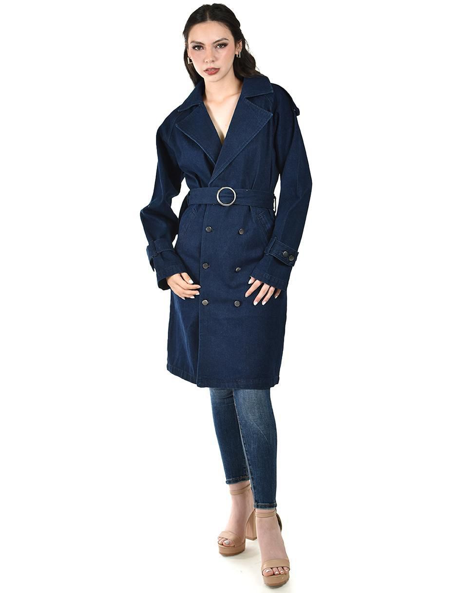 Gabardina con bolsillos para mujer 6