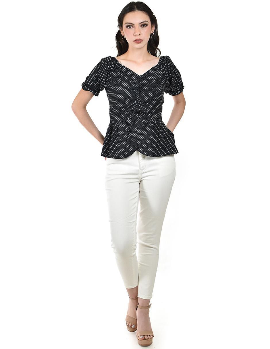 Blusa manga corta para mujer 5